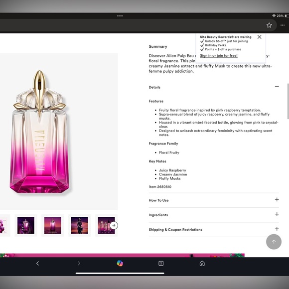 Pink Alien Bottle - Picture 5 of 6